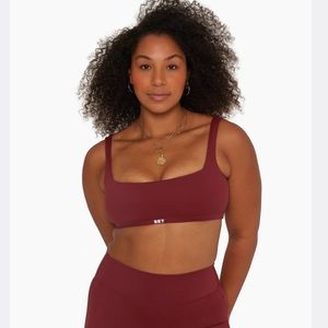 SET Active Sportbody Square Back Bra in Scarlet